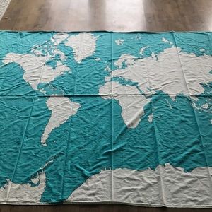 Urban outfitters world map tapestry